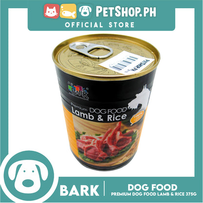 Bark Premium Dog Food Lamb and Rice 375g