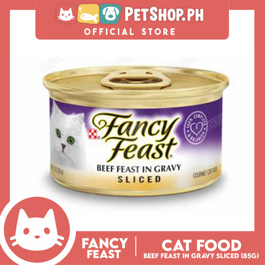 Fancy Feast Beef Sliced in Gravy 85g