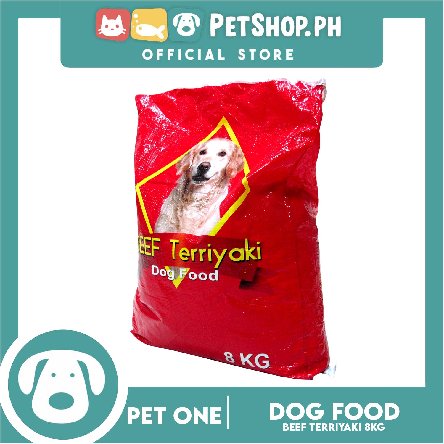 Pet One Beef Teriyaki 8kg Dry Dog Food Petshop.PH