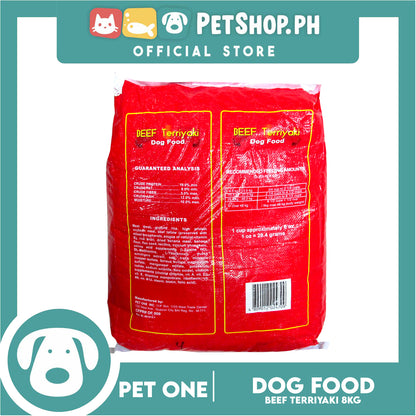 Pet One Beef Teriyaki 8kg Dry Dog Food