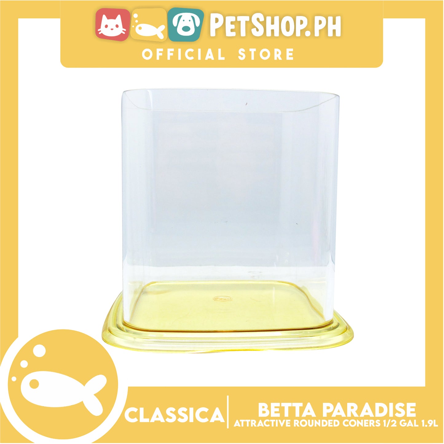 Classica Betta Paradise Small Crystal Yellow