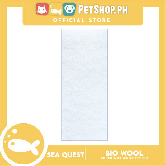 Sea Quest Bio Wool Filter Media Biological Filter Mat (White)