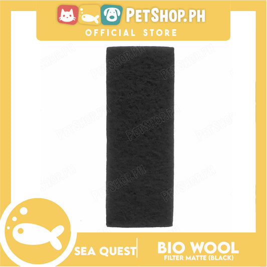 Sea Quest Bio Wool Filter Media Biological Filter Mat (Black)