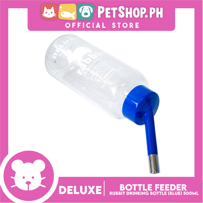 Deluxe Rabbit Drinking Bottle Blue 500ml