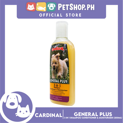 Cardinal General Plus 3 in 1 Shampoo, Conditioner and Moisturizer 250ml For Dogs and Cats