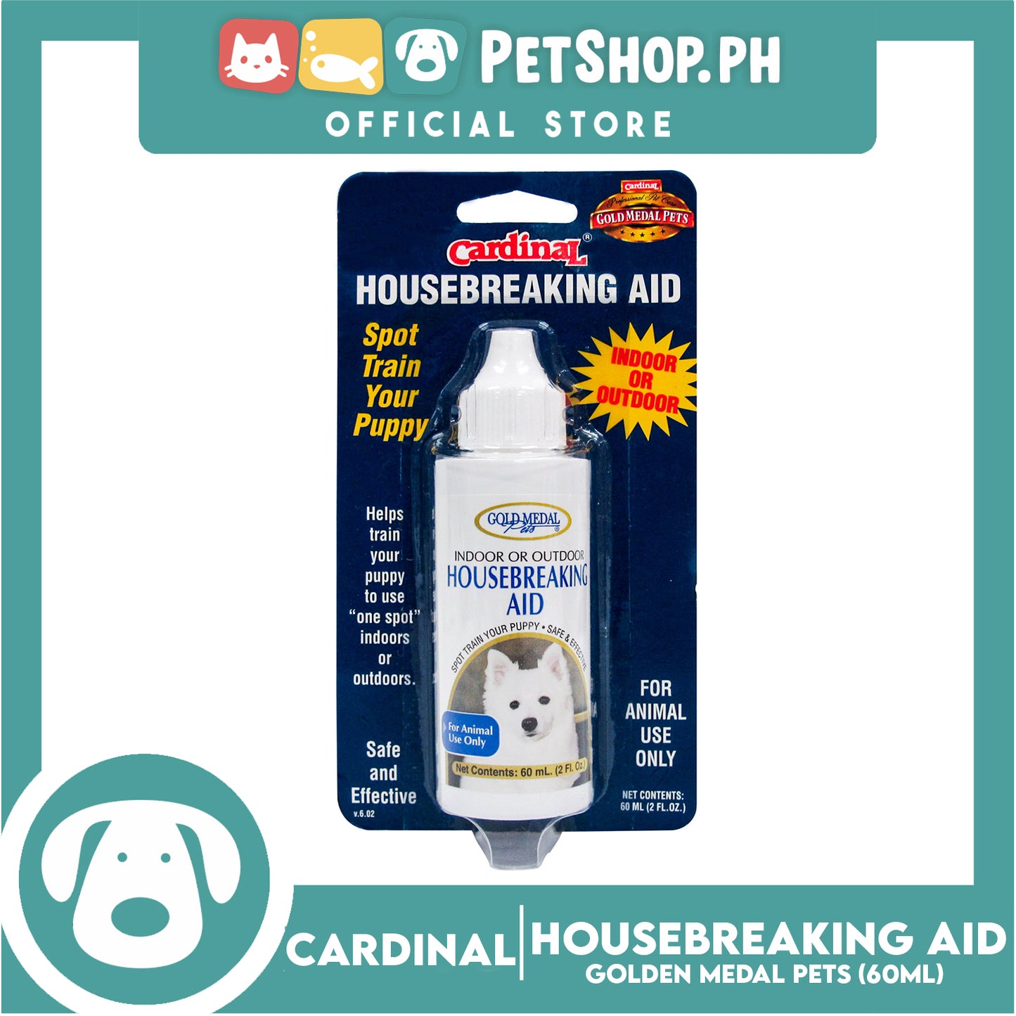 Cardinal Housebreaking Aid For Puppies 2oz (60ml)