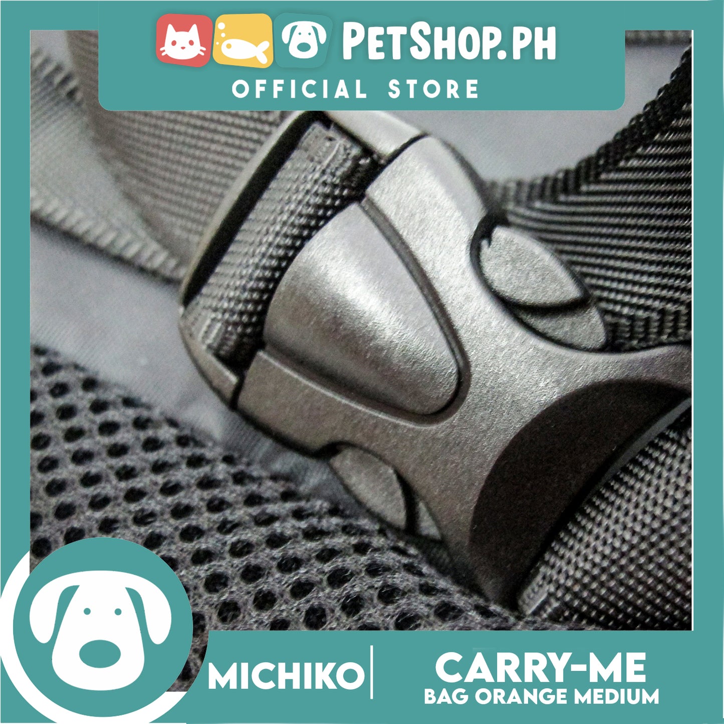 Michiko Carry Me Pet Bag Carrier Orange Medium