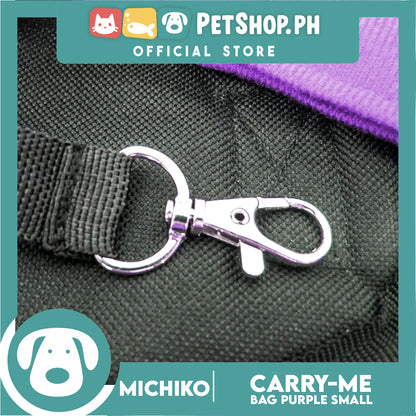Michiko Carry Me Pet Bag Carrier Purple (Small)