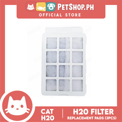 Cat H20 Fountain Filter Replacement Pads 3pcs