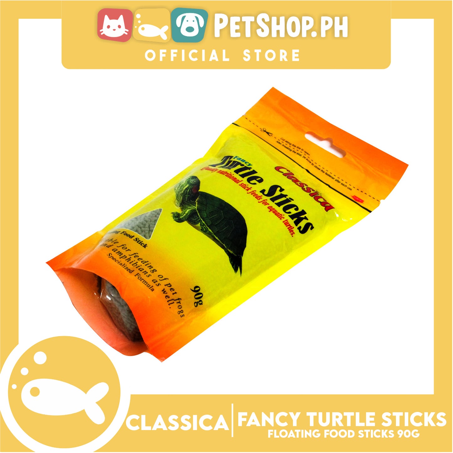 Classica Fancy Turtle Sticks 90g