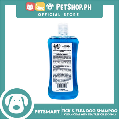 Clean Coat Tick And Flea With Tea Tree Oil 500ml Dog Shampoo