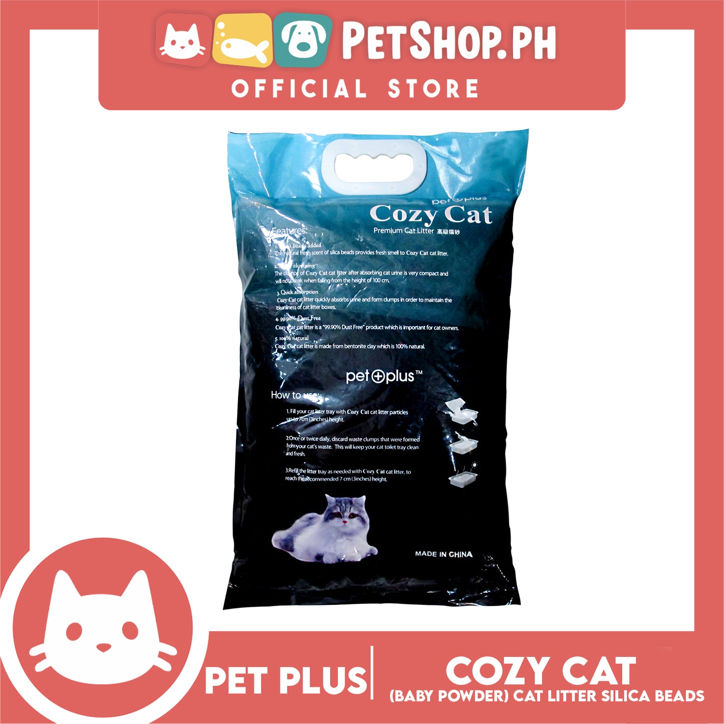 Cozy Cat Sand Baby Powder 5L