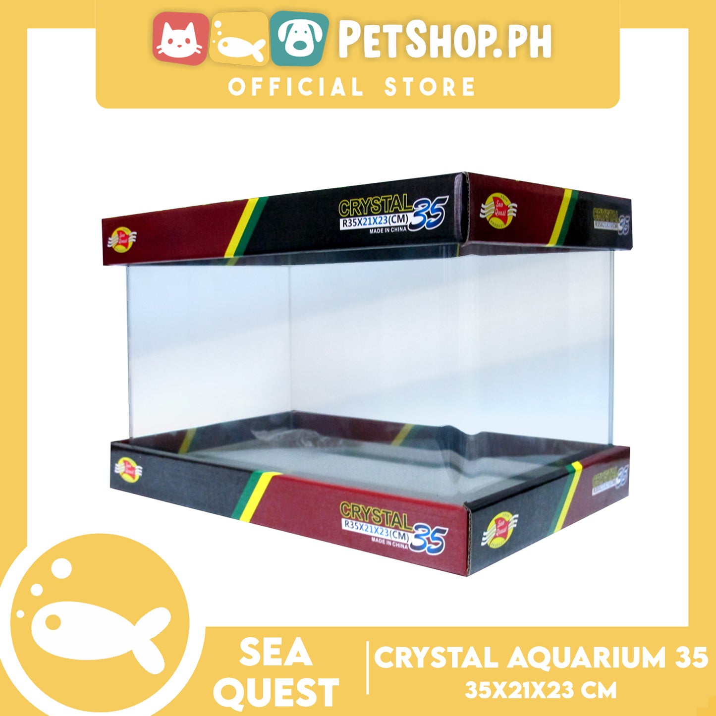 Sea Quest Aquarium Crystal 35