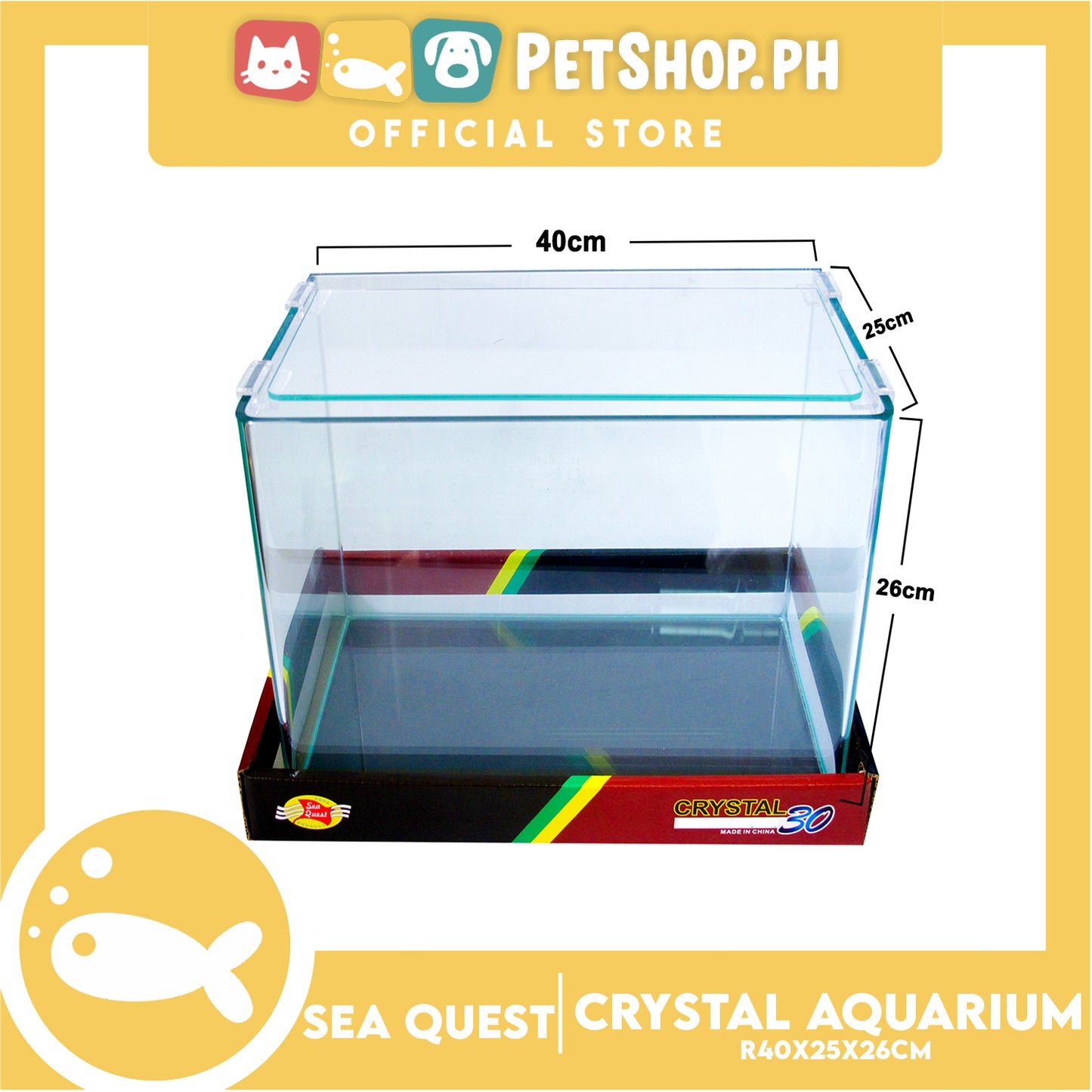 Sea Quest Aquarium Crystal 40