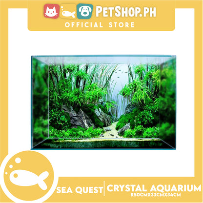 Sea Quest Aquarium Crystal 50cm x 33cm x 34cm
