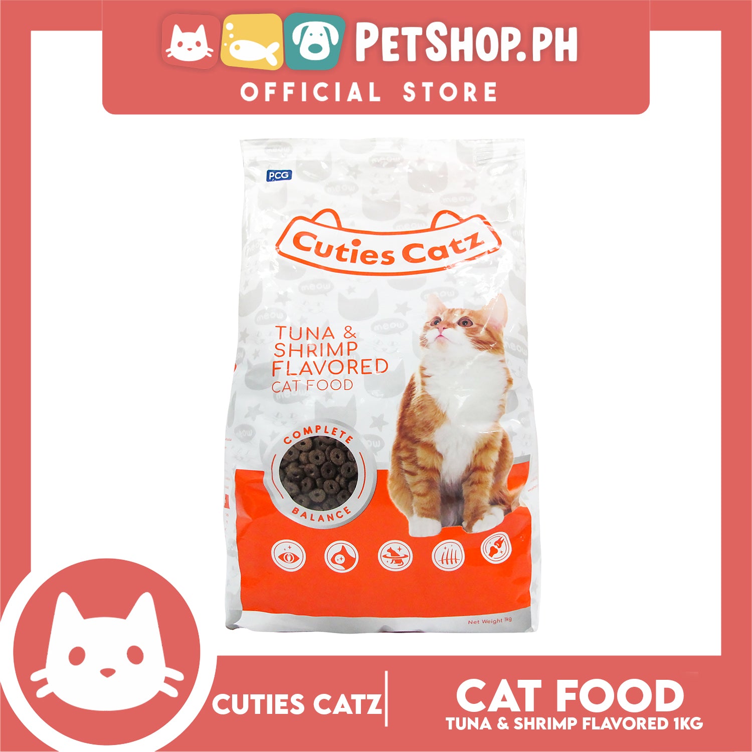 Cuties catz shop tuna and shrimp