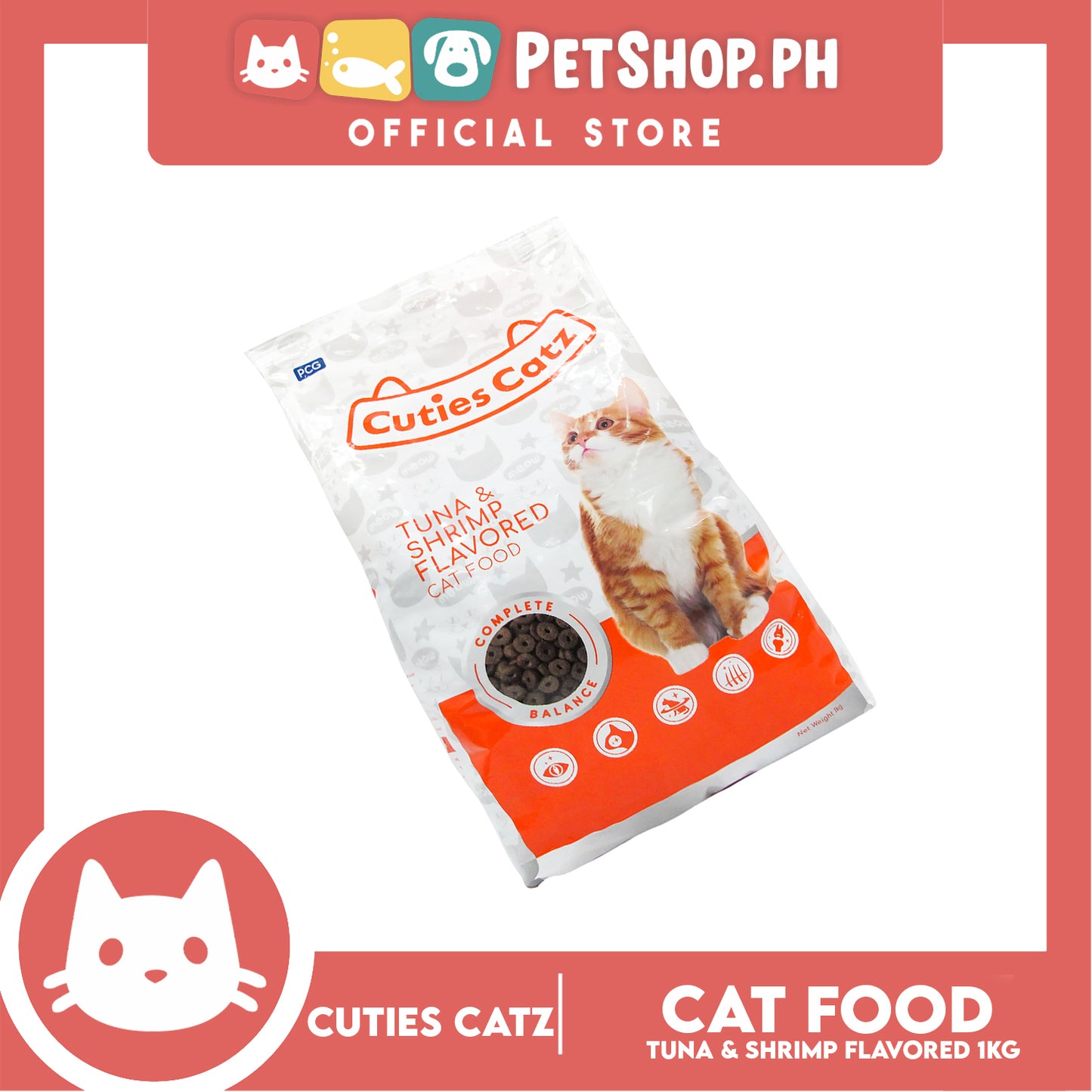 Cuties Catz Tuna and Shrimp 1kg