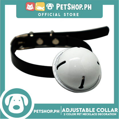 Candy Pet Big Bell Adjustable Collar with 2 Color Bell Puppy Collar Pets Necklace Decoration