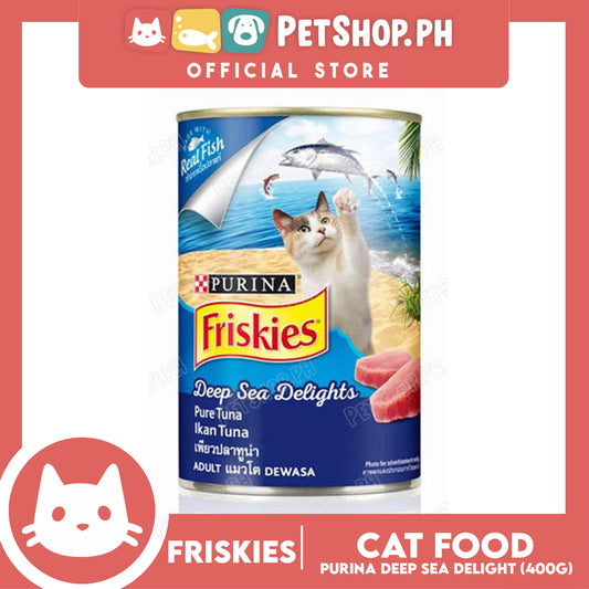 Friskies Adult Wet Deep Sea Delights Canned 400g