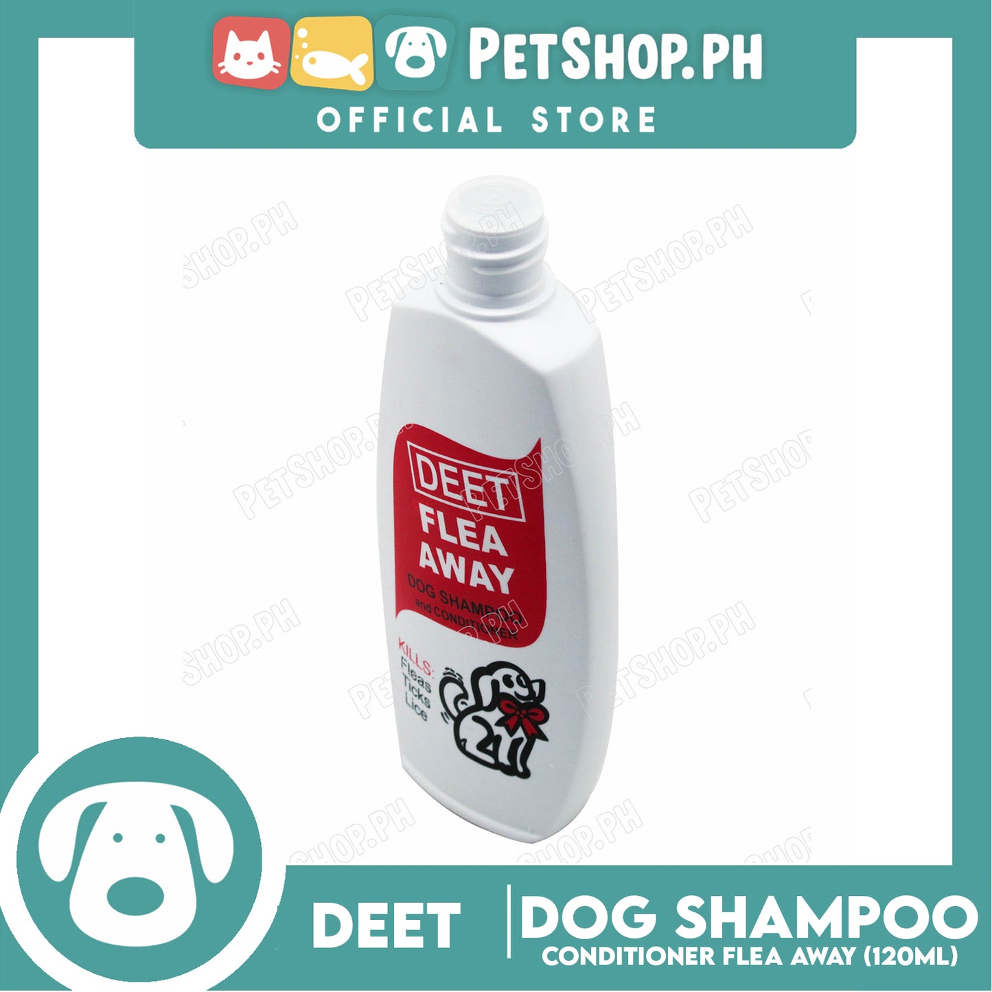 Deet Flea Away Dog Shampoo and Conditioner