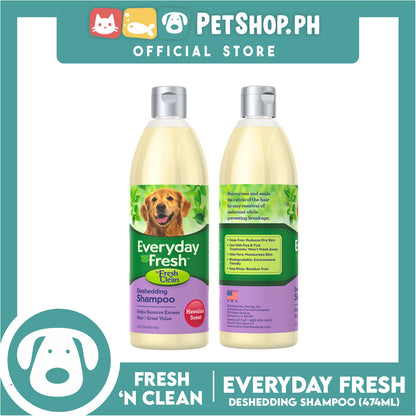 Fresh 'N Clean Everyday Fresh Deshedding Dog Shampoo 16oz (Hawaiian Scent)