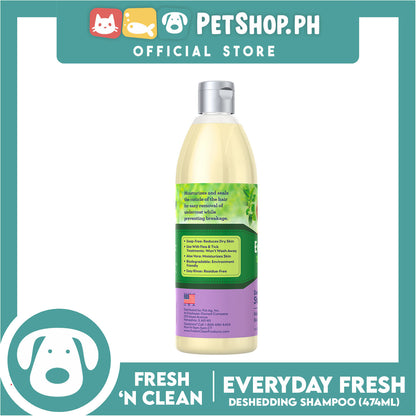 Fresh 'N Clean Everyday Fresh Deshedding Dog Shampoo 16oz (Hawaiian Scent)