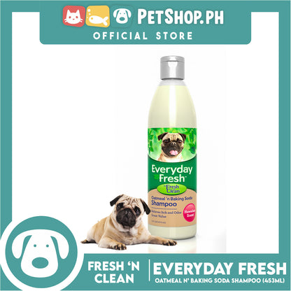 Fresh 'N Clean Everyday Fresh Oatmeal and Baking Soda Dog Shampoo 16oz (Hawaiian Scent)