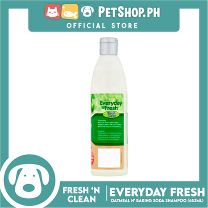 Fresh 'N Clean Everyday Fresh Oatmeal and Baking Soda Dog Shampoo 16oz (Hawaiian Scent)