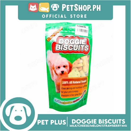 Pet Plus Bone Doggie Biscuits 80g (Travel Pack) Dog Treats