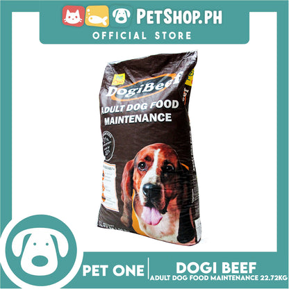 Pet One Dogi Beef, Adult Dog Food Maintenance 22.72kg Dry Dog Food