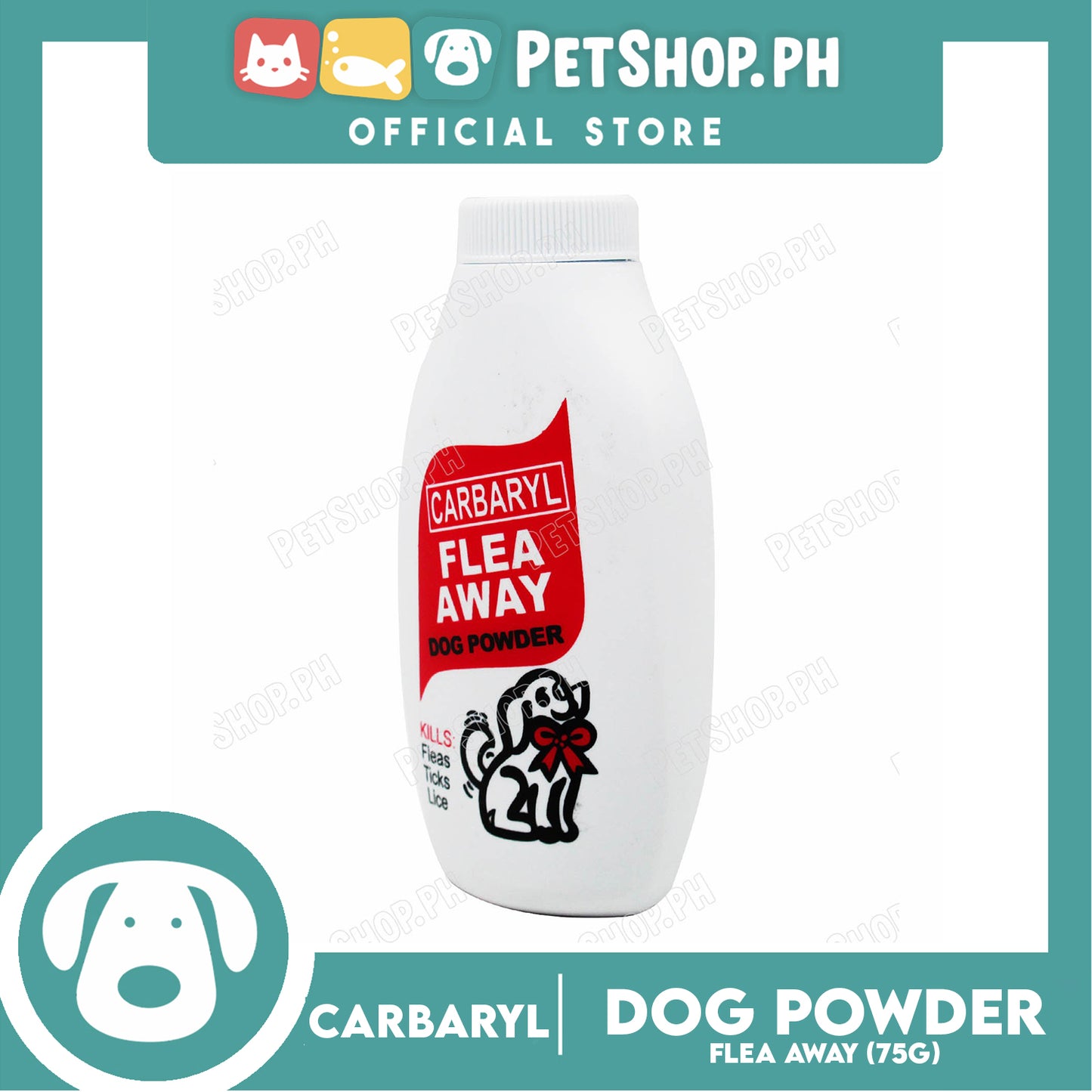 Cabaryl Flea Away Dog Powder