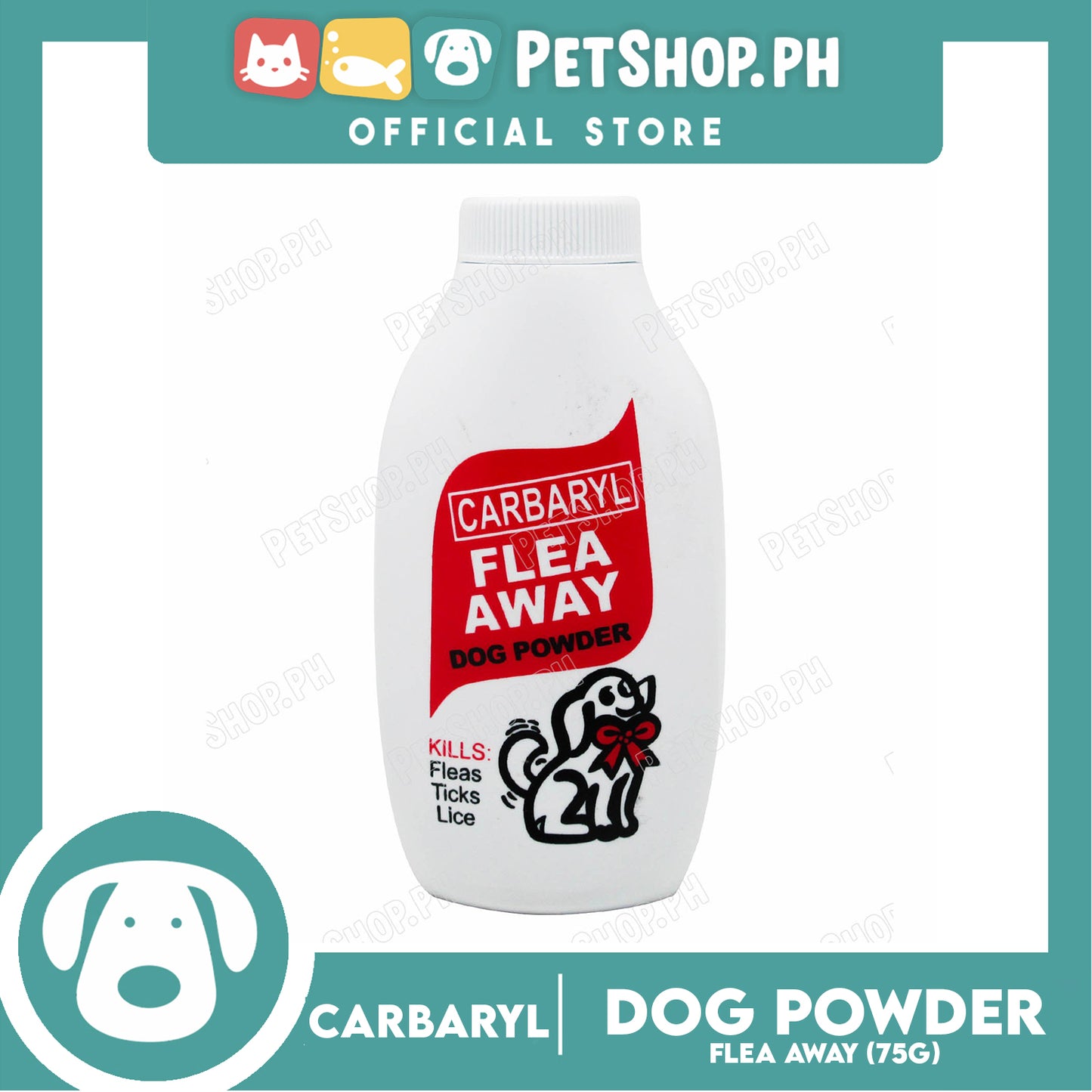 Cabaryl Flea Away Dog Powder