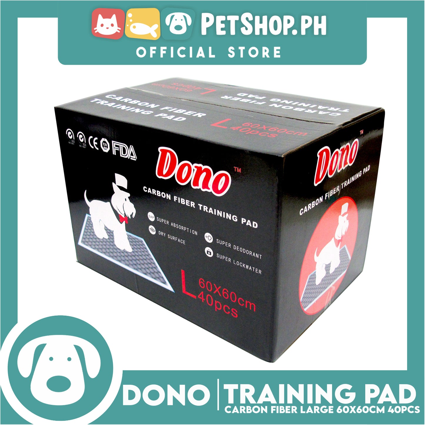 Dono Carbon Fiber Training Pad Large  (40pcs)