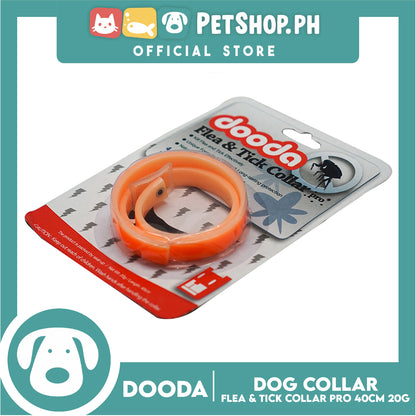 Dooda Flea & Tick Collar Pro 40cm Long 20g (Orange)