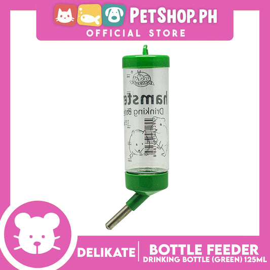 Delikate Hamster Drinking Bottle Green 125ml B2