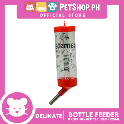Delikate Hamster Drinking Bottle Red 250ml B2