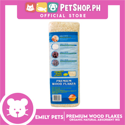 Emily Pets Premium Wood Shavings Organic 1kg