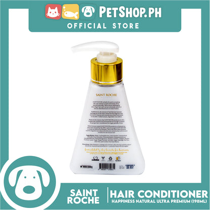 Saint Roche Hooman Natural Ultra Premium Conditioner (Happiness Scent) 198ml For The Skin and Coat of Your Dogs