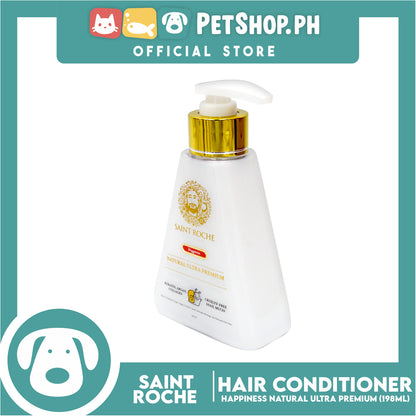 Saint Roche Hooman Natural Ultra Premium Conditioner (Happiness Scent) 198ml For The Skin and Coat of Your Dogs