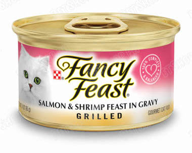 Fancy Feast Grilled Salmon & Shrimp Feast in Gravy 85g