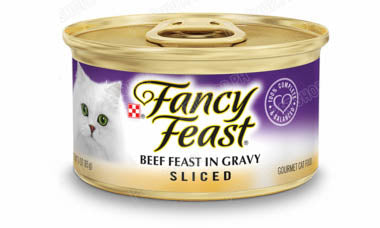 Fancy Feast Beef Sliced in Gravy 85g