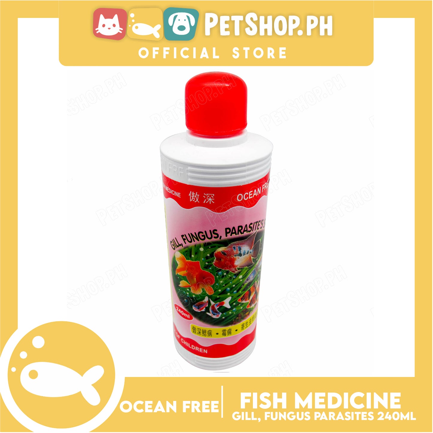 Ocean Free Fungus and Gill 240ml