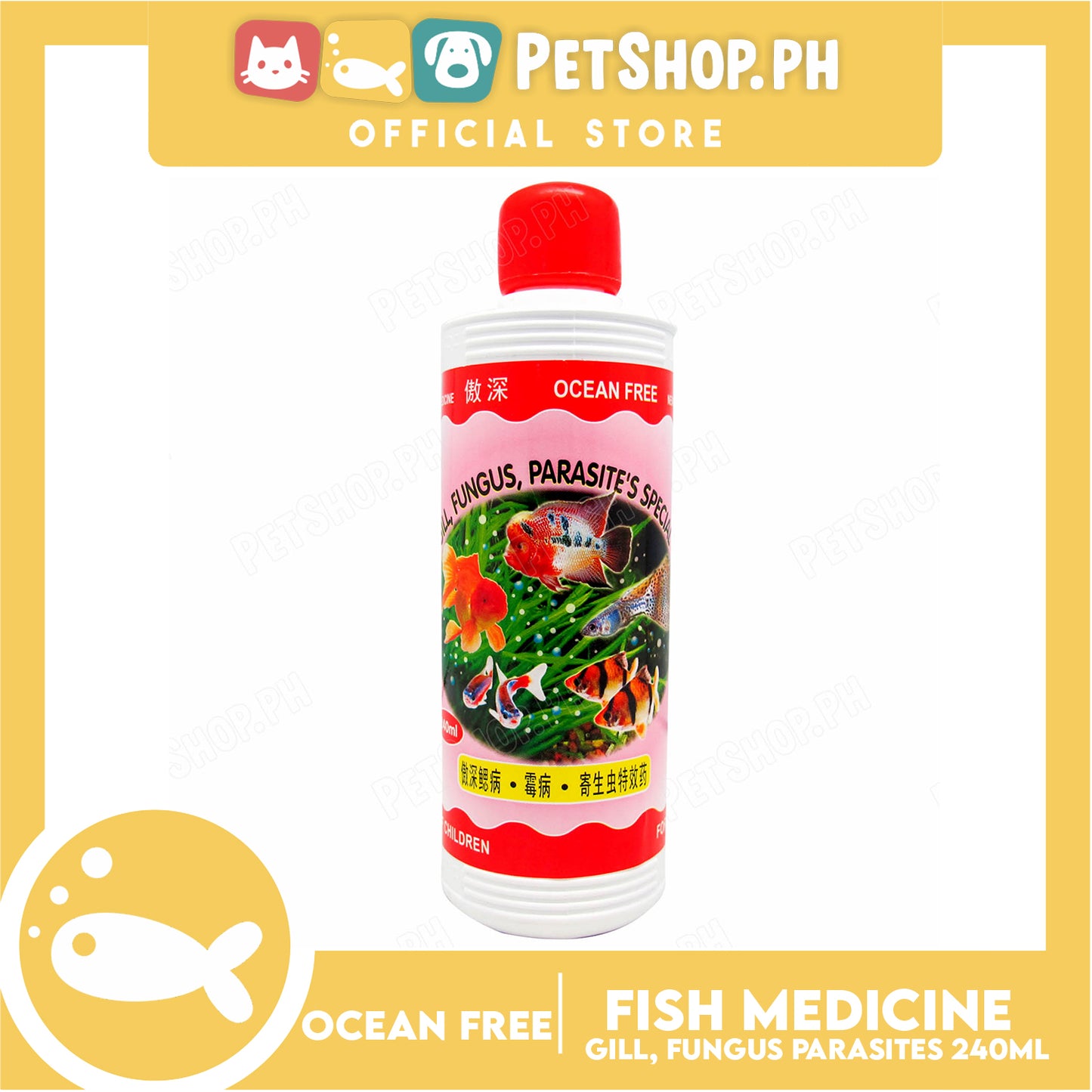 Ocean Free Fungus and Gill 240ml