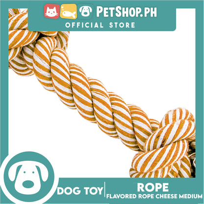 Amy Carol Flavored Rope Cheese (Medium) Dog Rope