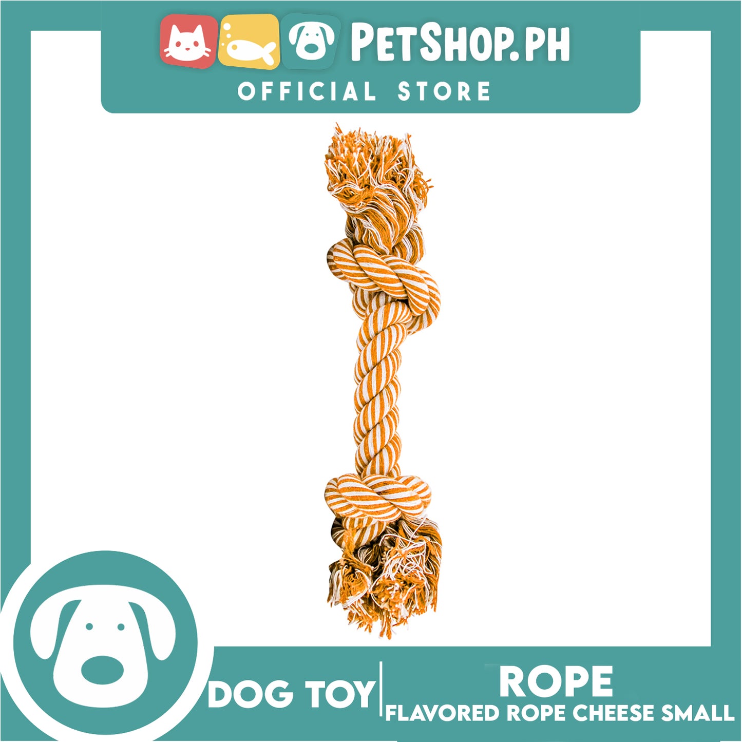 Amy Carol Flavored Rope Cheese (Small) Dog Rope