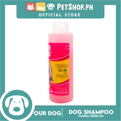 Our Dog Floral Fresh Shampoo 1L