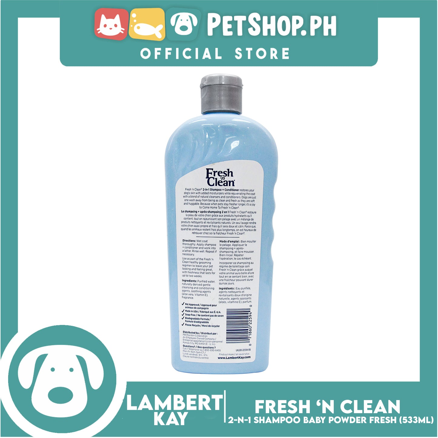 Fresh 'n Clean Baby Powder Fresh 2in1 18oz