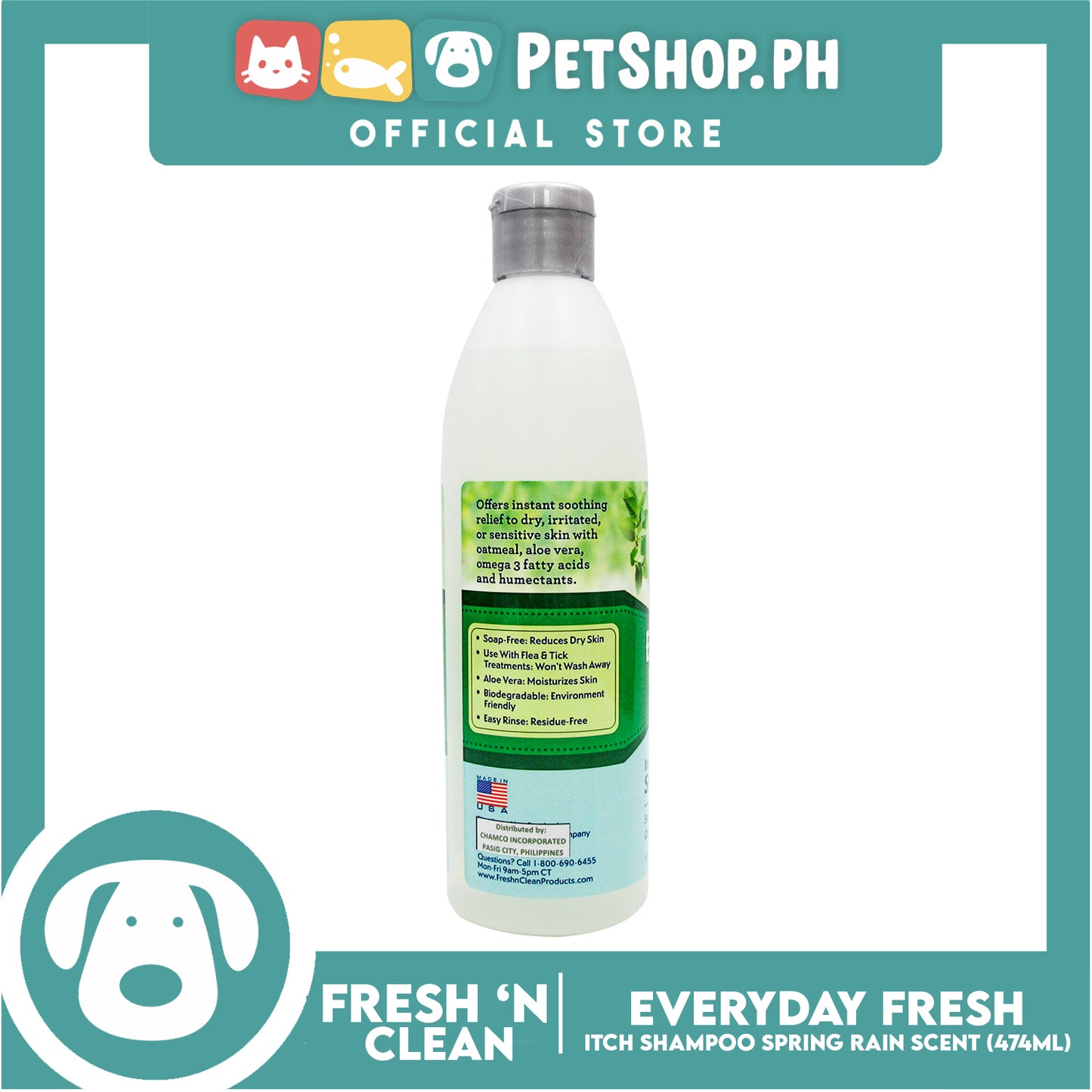 Fresh 'n Clean Everyday Fresh Itch Relief Shampoo Spring Rain Scent 474ml