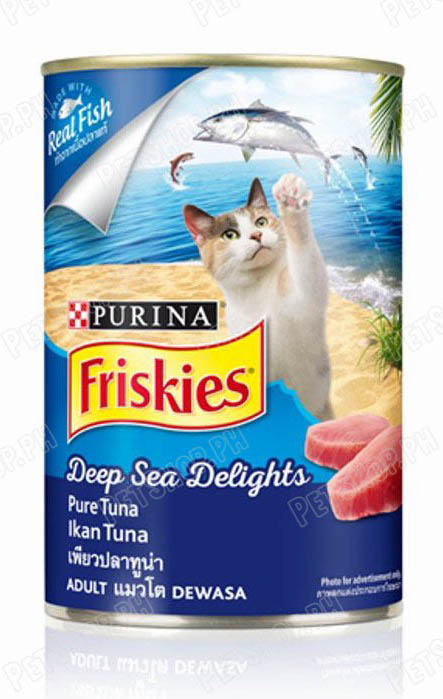 Friskies Adult Wet Deep Sea Delights Canned 400g