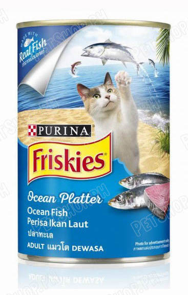 Friskies Adult Wet Ocean Platter Canned 400g